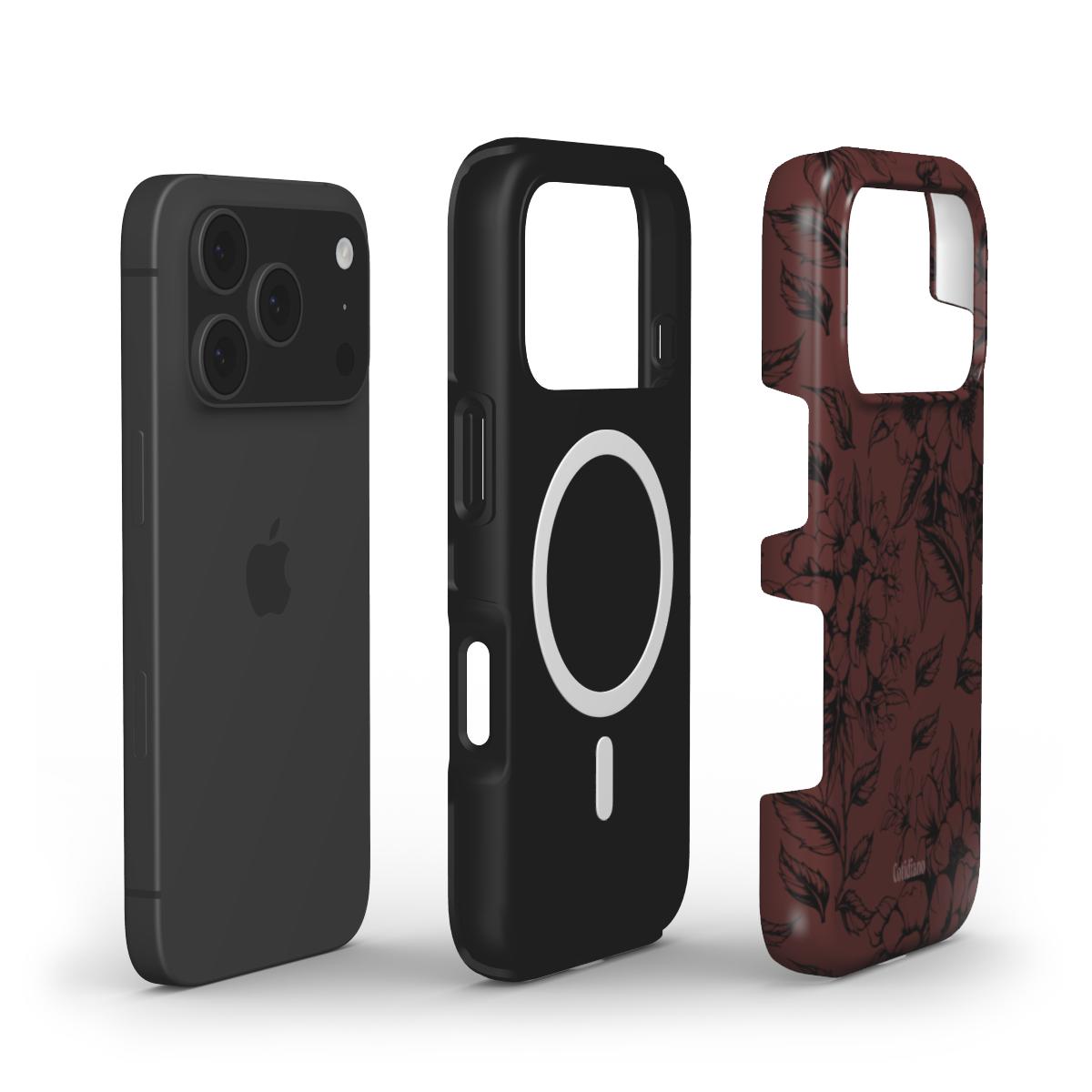 Dark Floral MagSafe Tough Case