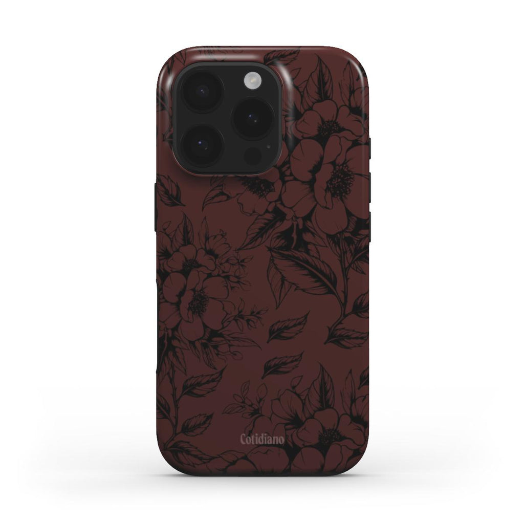 Dark Floral Tough Case