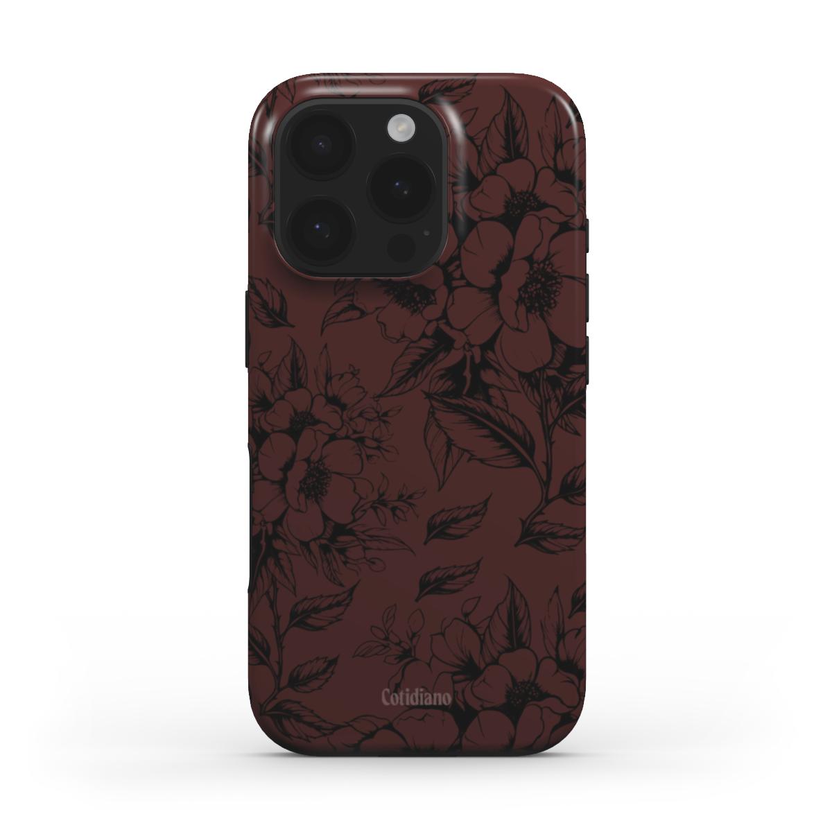 Dark Floral Tough Case