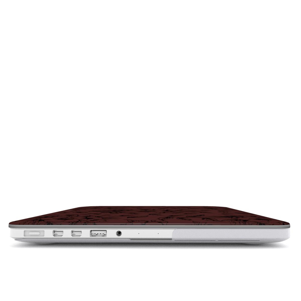 Dark Floral MacBook Case