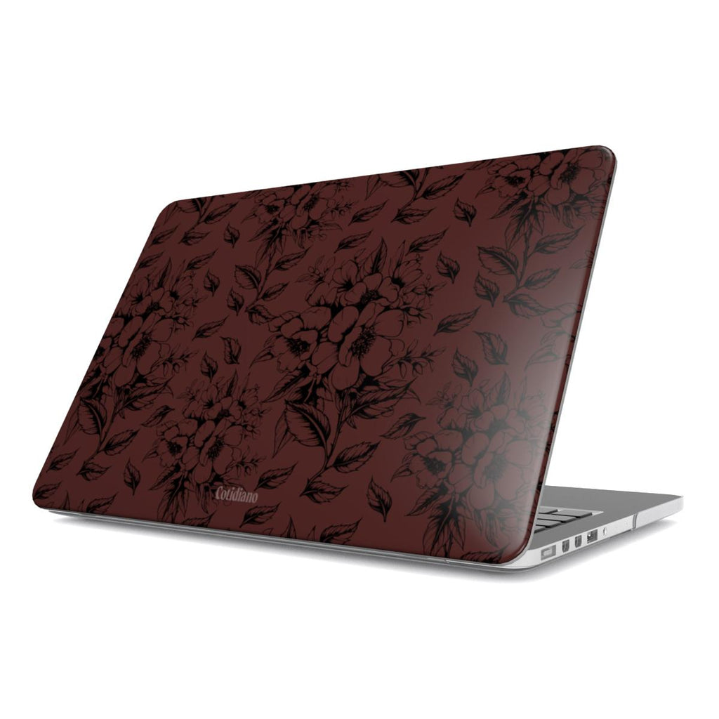 Dark Floral MacBook Case