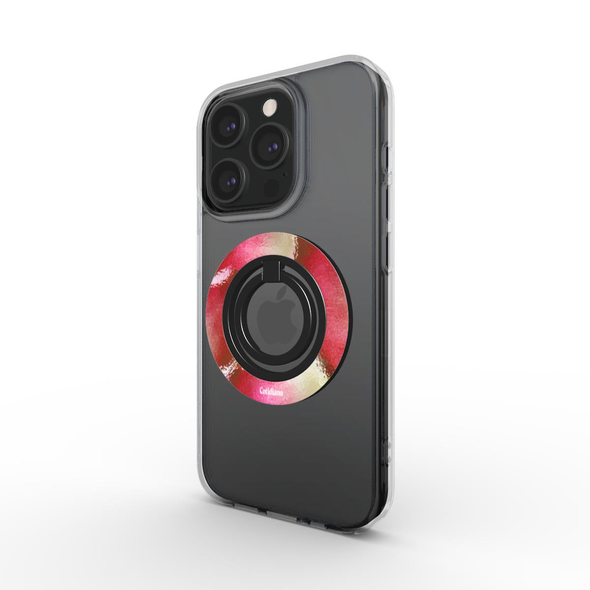 Rose Glass Petals Ring Holder