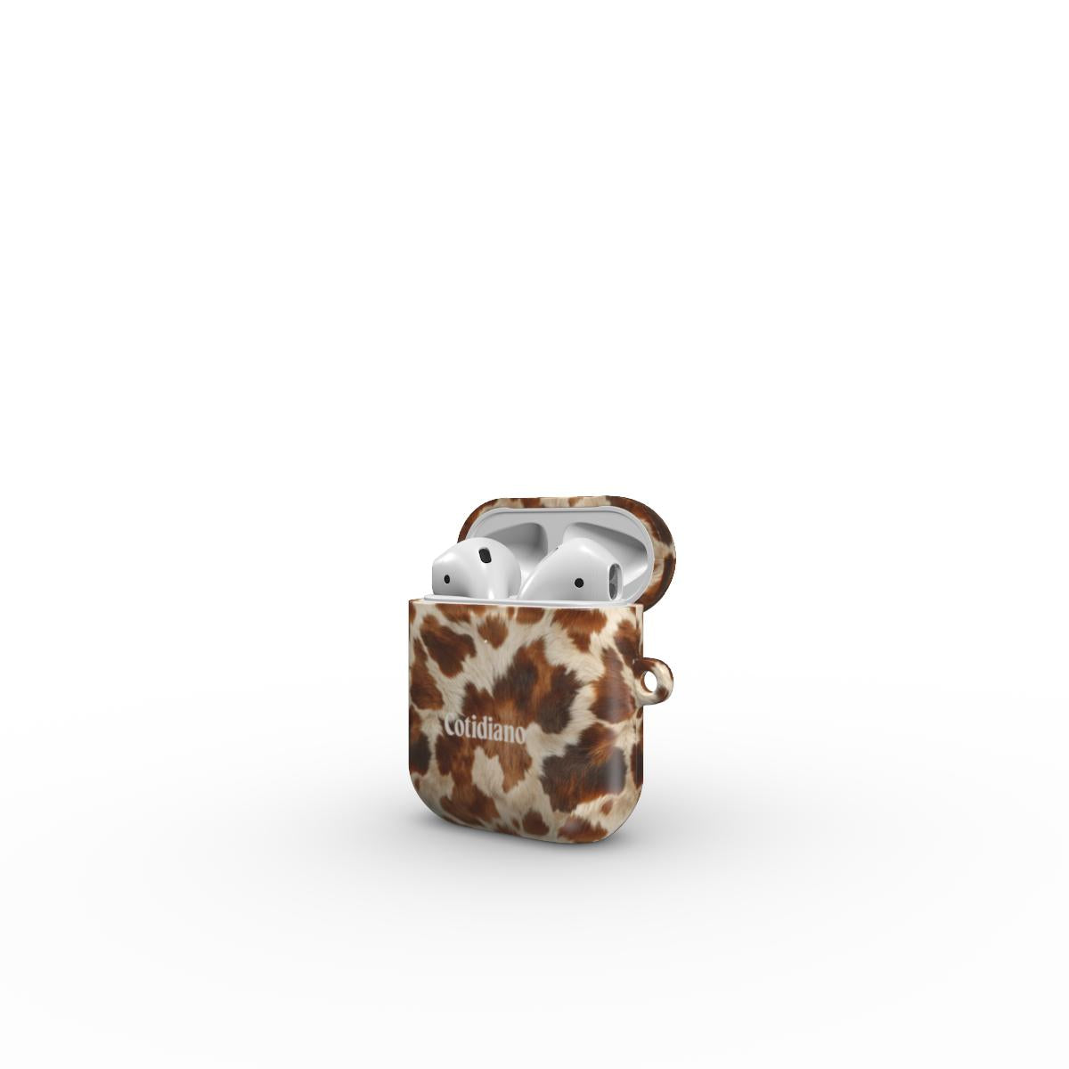 Cow Print AirPods Case