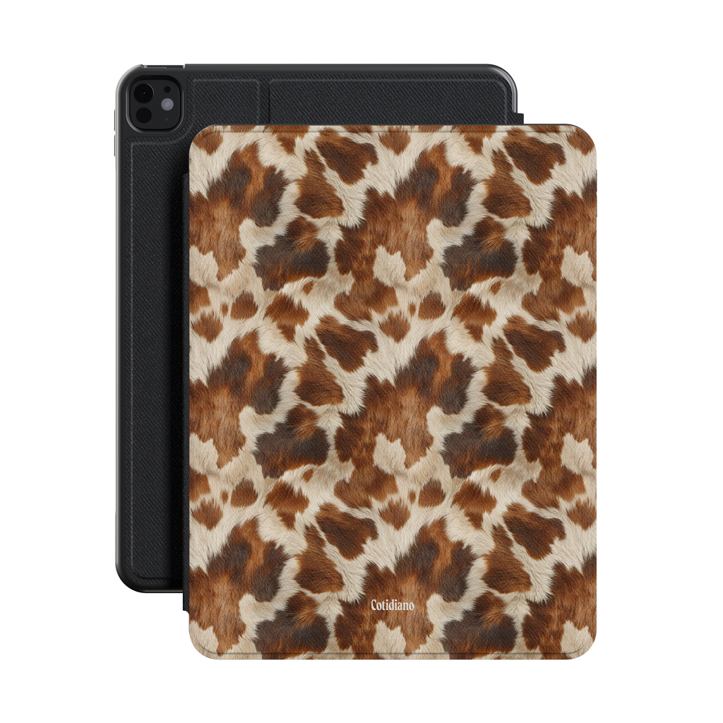 Cow Print iPad Case