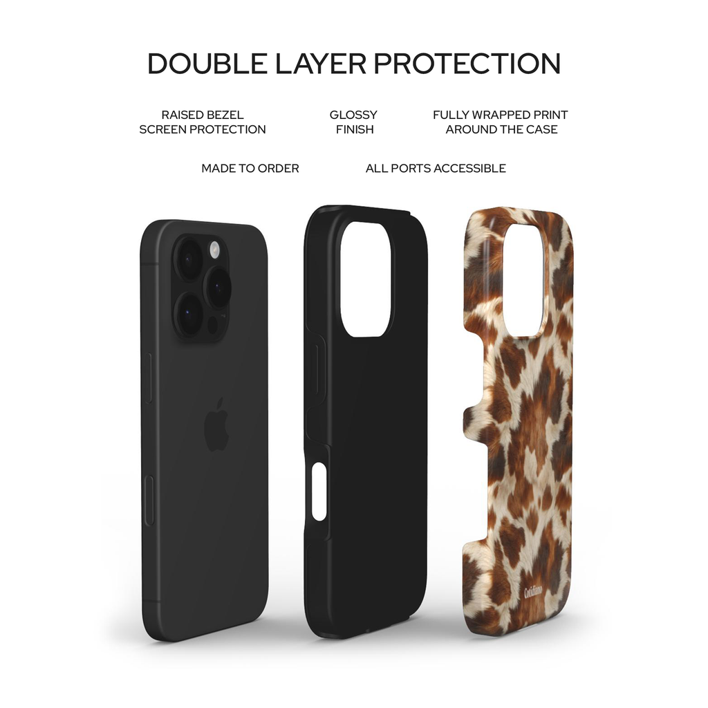 Cow Print Tough Case