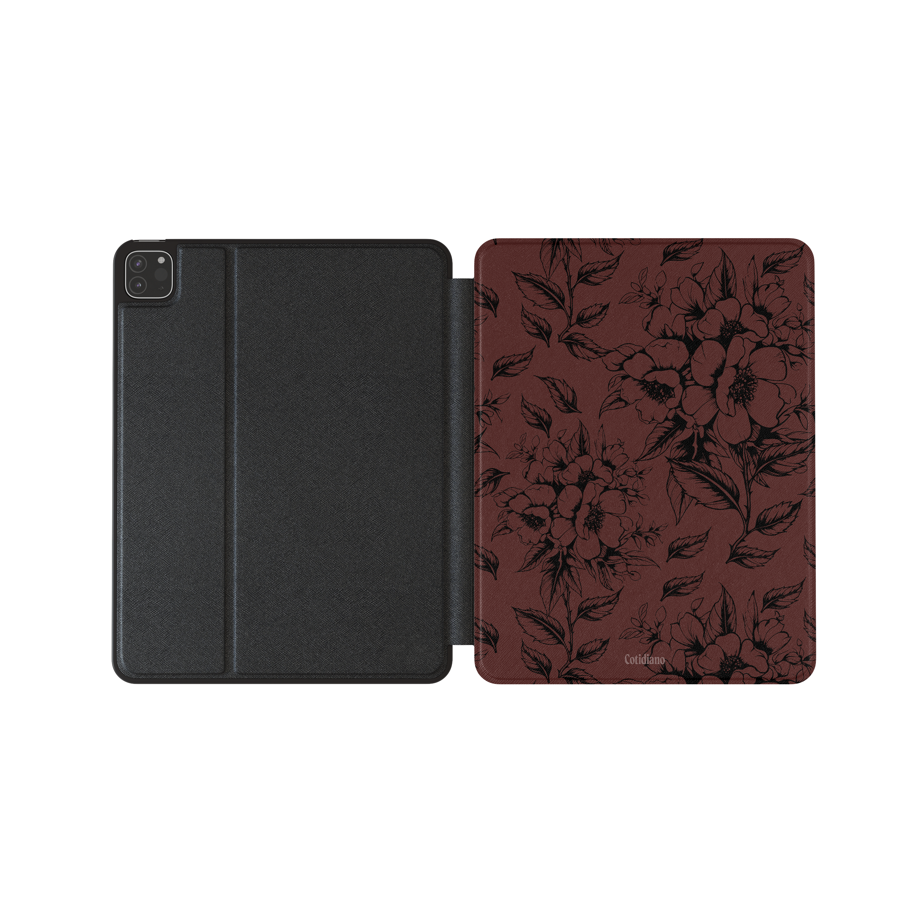 Dark Floral iPad Case