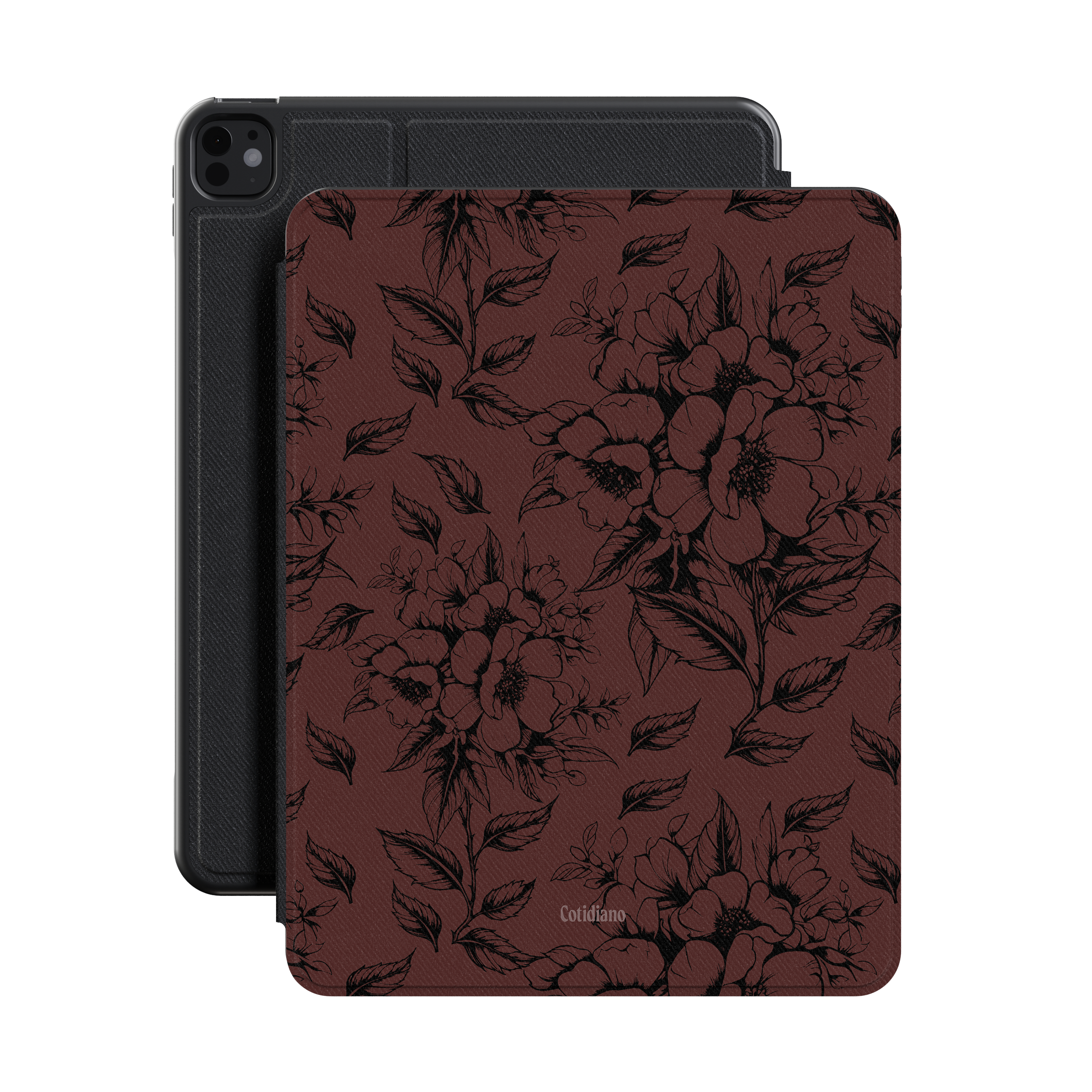 Dark Floral iPad Case