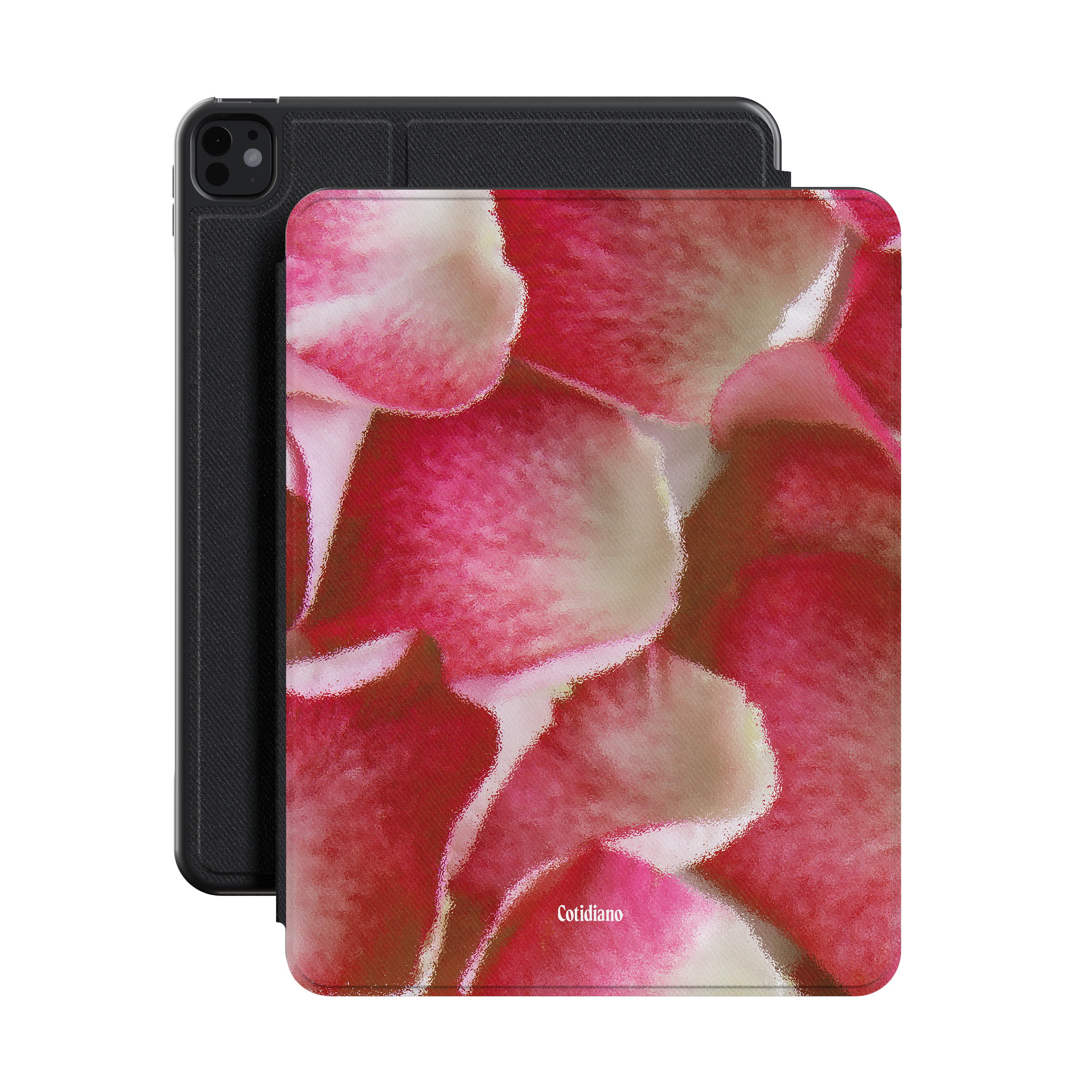 Rose Glass Petals iPad Case