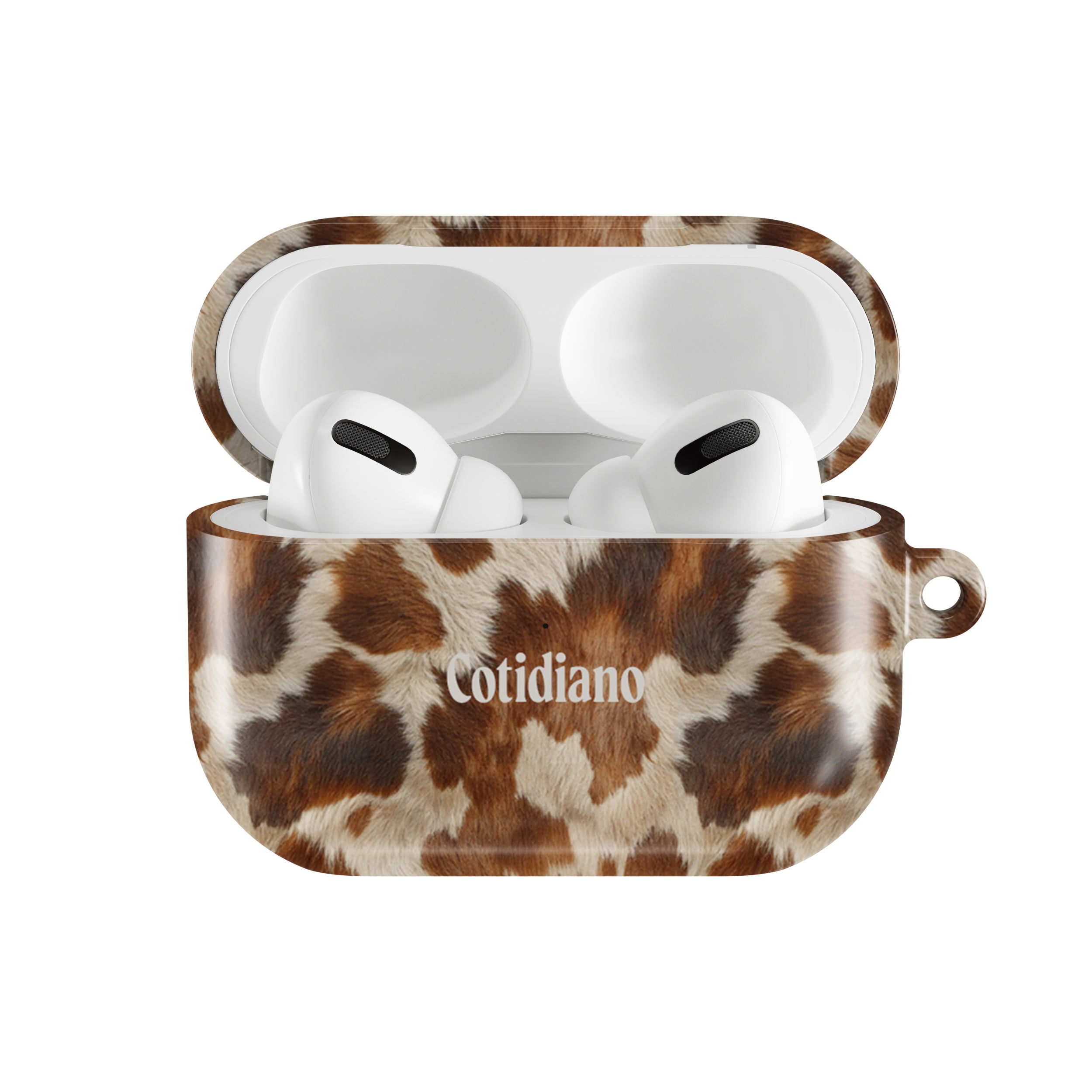 Cow Print AirPods Case